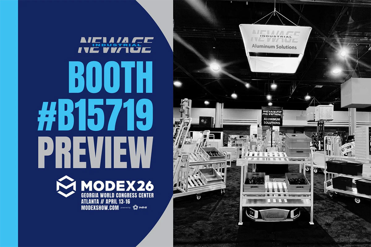 MODEX 2026: New Age Industrial showing new aluminum warehouse products