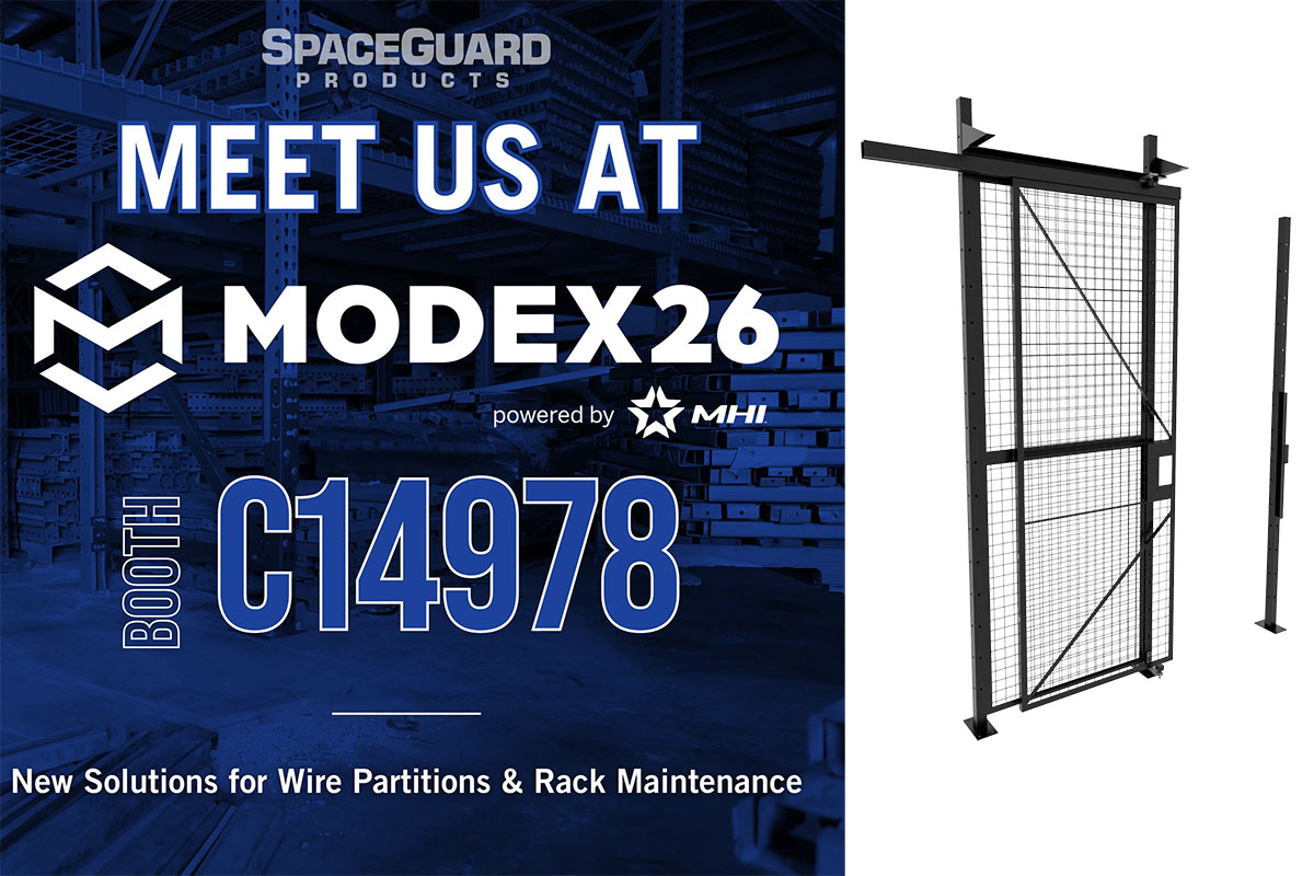 MODEX 2026: SpaceGuard debuts BeastWire Tunnel Door, Centurion Primus rack repair jack