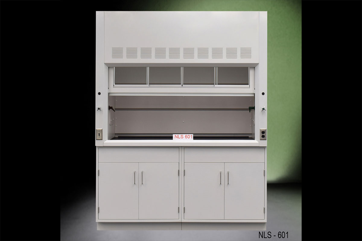 Fisher American 6-Foot Fume Hood with General Storage Cabinets