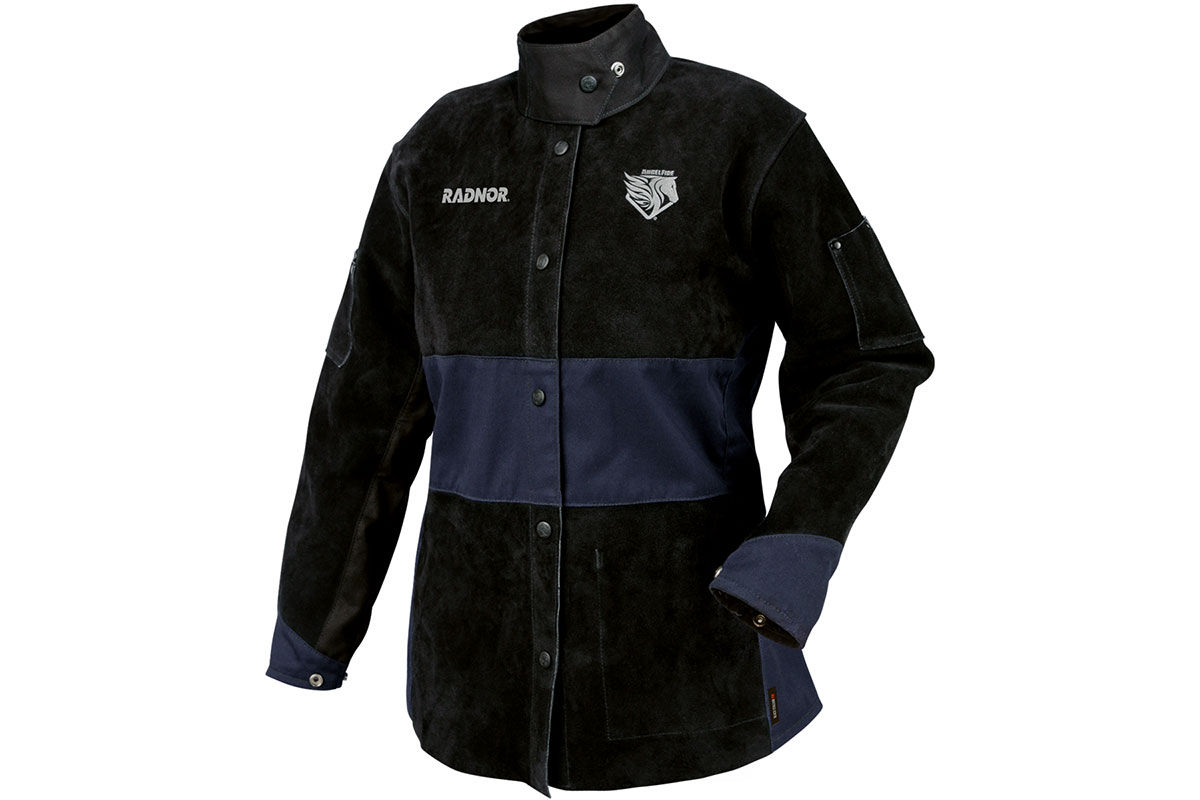 Airgas RADNOR Women's Cotton AngelFire Flame Resistant Welding Jacket