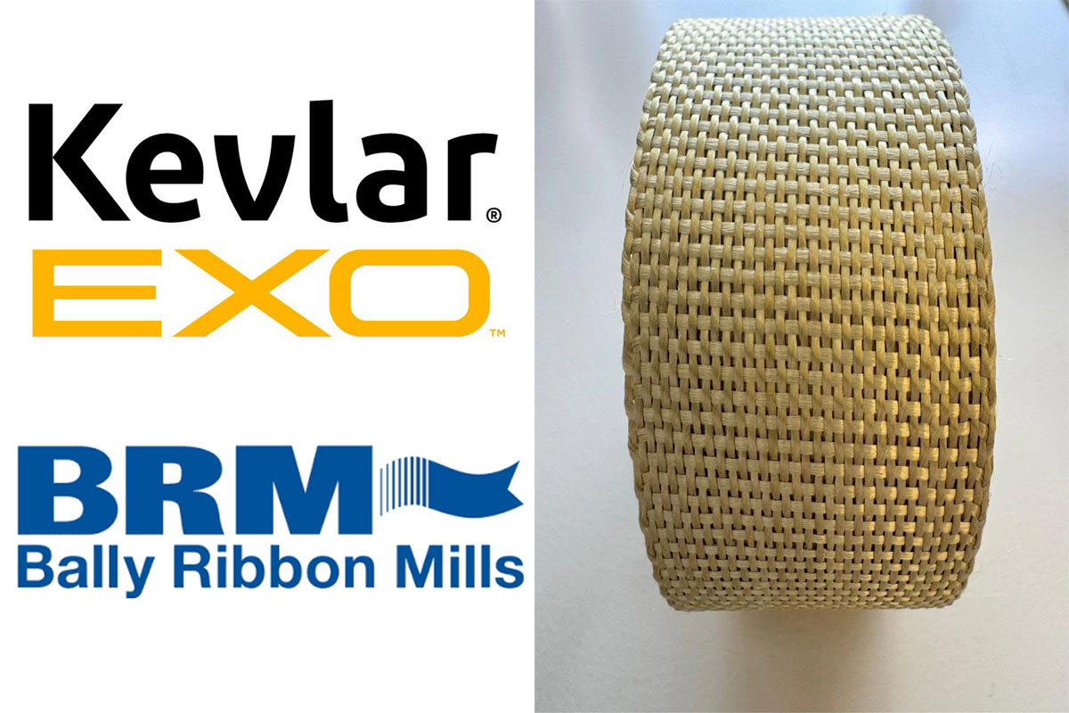Bally Ribbon Mills introduces Kevlar EXO webbing