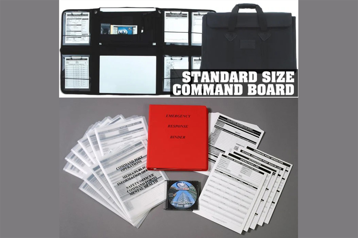 More Prepared Emergency Management Command Board with Binder