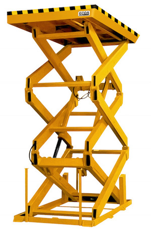Presto Lifts: Extended vertical travel scissor lift table