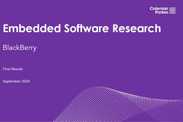 BlackBerry QNX publishes global survey of software developers
