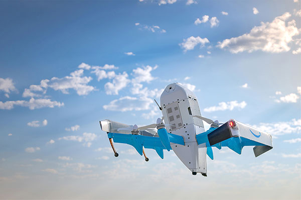 Amazon Prime Air drones take flight in Phoenix, Ariz.