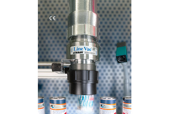 Exair: Threaded Line Vac air-operated conveyors