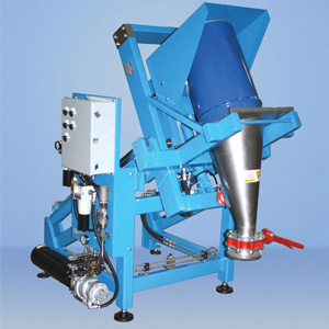 Material Transfer Systems: Hydraulic Lift & Seal Drum Discharging System