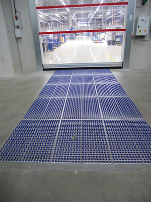 ProfilGate: Line of Floor-Based Brushes to Minimize Dirt from Wheels and Pedestrians