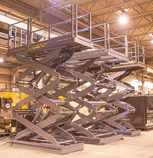 Pentalift Equipment: E Series scissor lift table