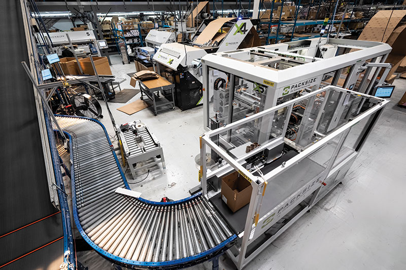 Automated packaging makes noise at Crutchfield