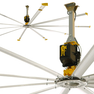 Big Ass Fans: Line of large-diameter, low-speed fans