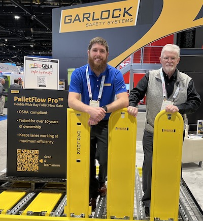 Garlock focuses on fall protection with new pallet flow pick module gate system