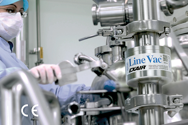 Exair: Sanitary Flange Line Vac