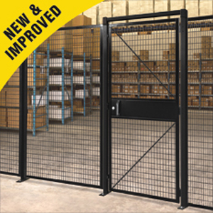 Folding Guard®: Saf-T-Fence Wire Partition Security Cages